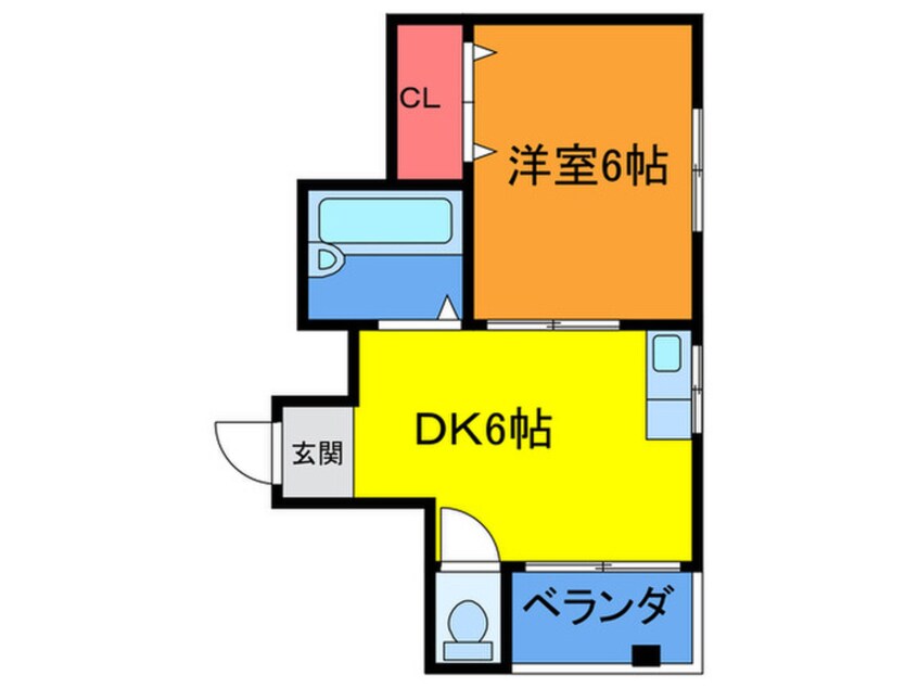 間取図 ハイム新深江