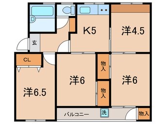 間取図 鈴谷住宅３号棟(431)