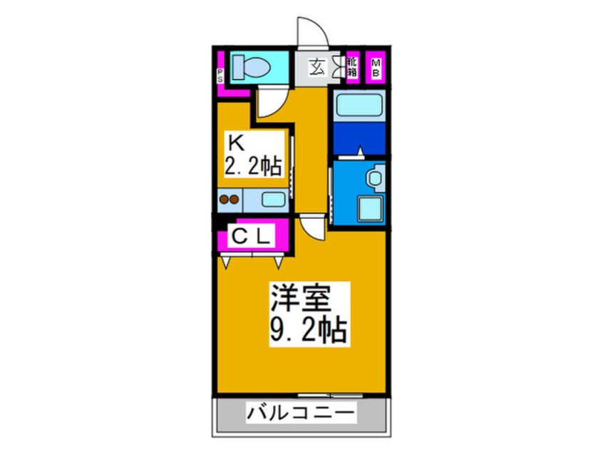 間取図 パ－クサイドヴィラ