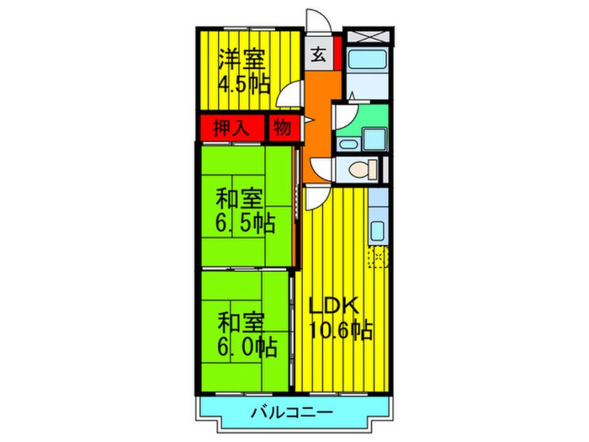 間取図 アネックス香里ヶ丘