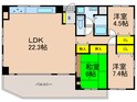 ガーデン楠葉の間取図