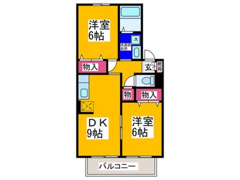 間取図 シャルマンコートＡ棟