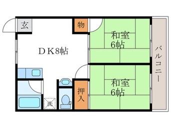 間取図 西部ハイツ