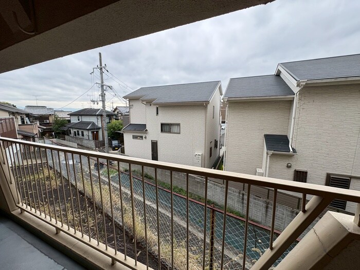 室内からの展望 西部ハイツ