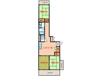 間取図 シャルレ十三