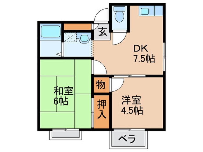 間取り図 サンハイツ