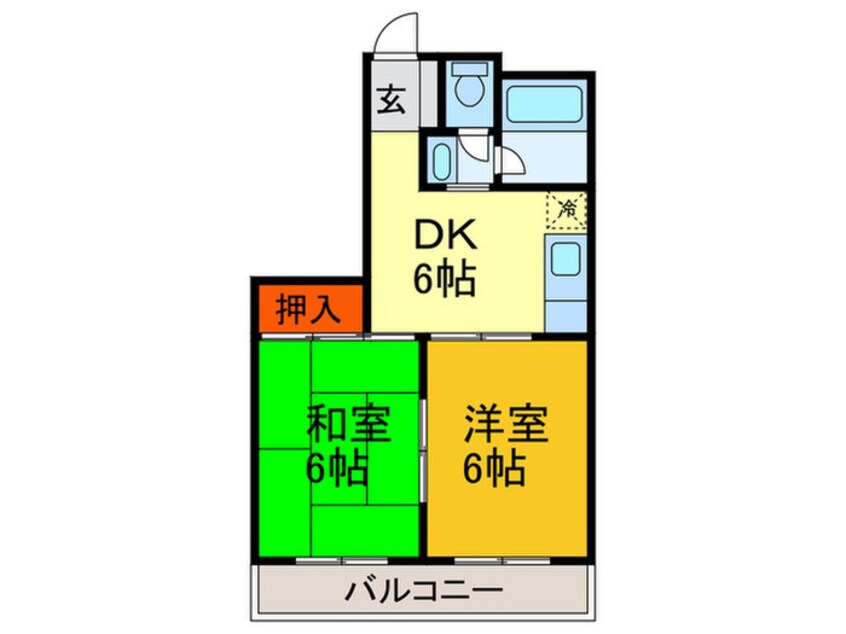 間取図 サイレンスハイム