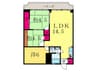 ＣＬＡＳＫＡ西陣 3LDKの間取り