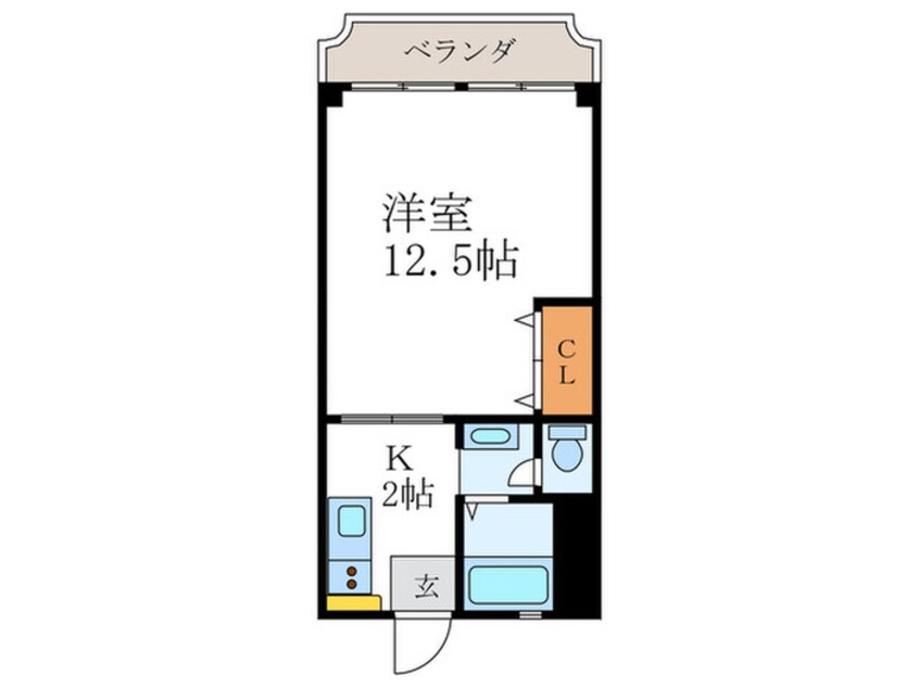 間取図 ＣＬＡＳＫＡ西陣