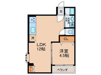 間取図 白百合グランドシャト－