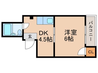 間取図 ＪＰアパートメント枚方Ⅱ