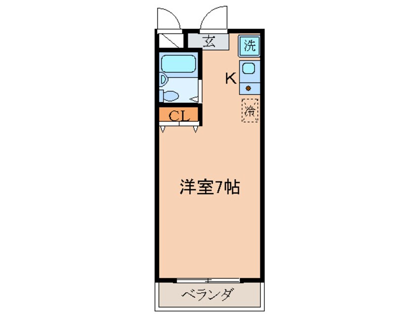 間取図 ロイヤルコ－ト花菱