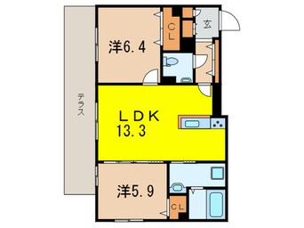 間取図 セリジエ夙川