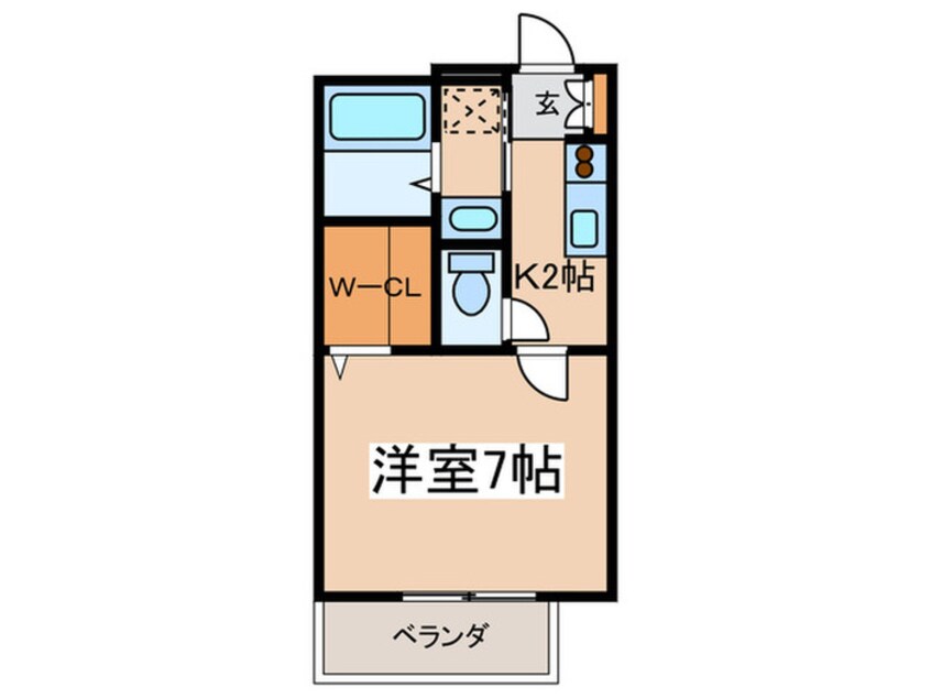 間取図 エルメゾン清里