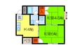 ハイツディ－セント 2Kの間取り