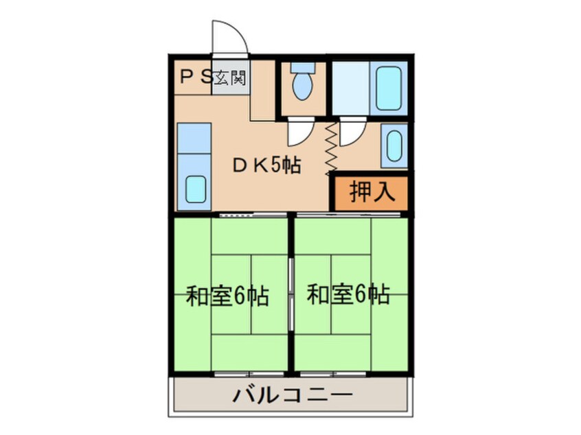 間取図 サンライズ勧修寺