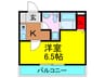 クレシア森南 1Kの間取り