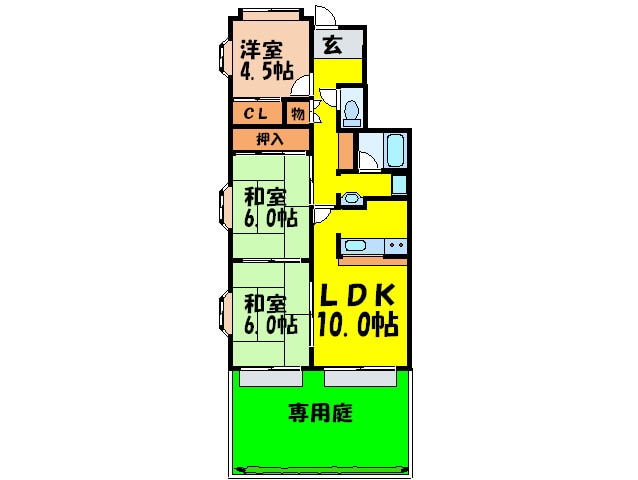 間取り図 ＴメゾンシャルマントⅡ