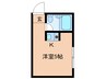 エクラ住吉大社 1Rの間取り