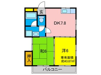 間取図 南花田マンション