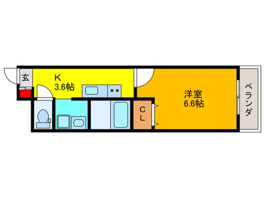 間取図 IF城北Ⅱ