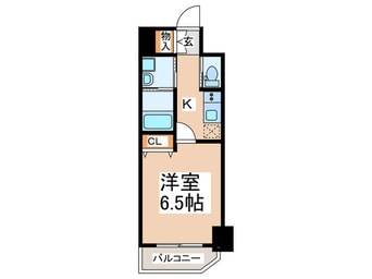 間取図 クローバー・グランツ弁天町