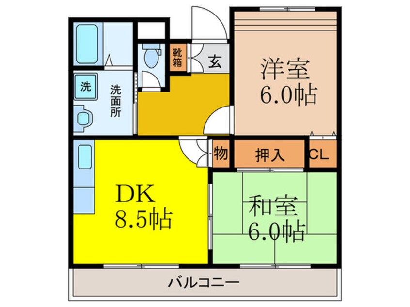 間取図 ピア・ウィング