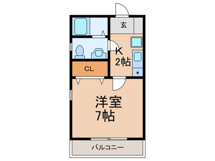 間取図 アヴニール六甲Ⅰ