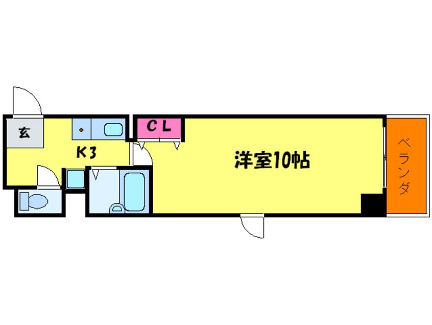 間取図 Evans祇園
