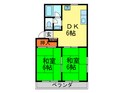 岸田田園ハウス２の間取図