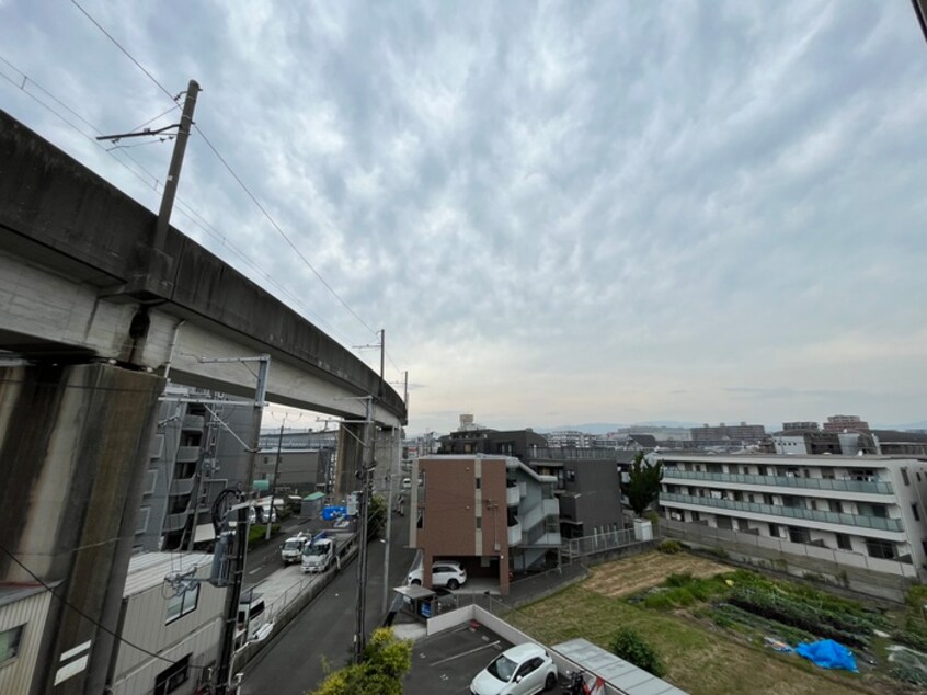 室内からの展望 ア－ク福西