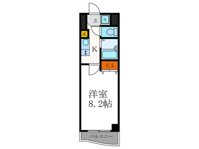 間取図 Casa．Dolce(ｶ-ｻ･ﾄﾞﾙﾁｪ)