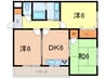 シャルマンコート西宮 3DKの間取り