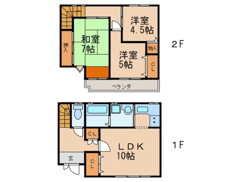 間取図 鈴蘭ハウス