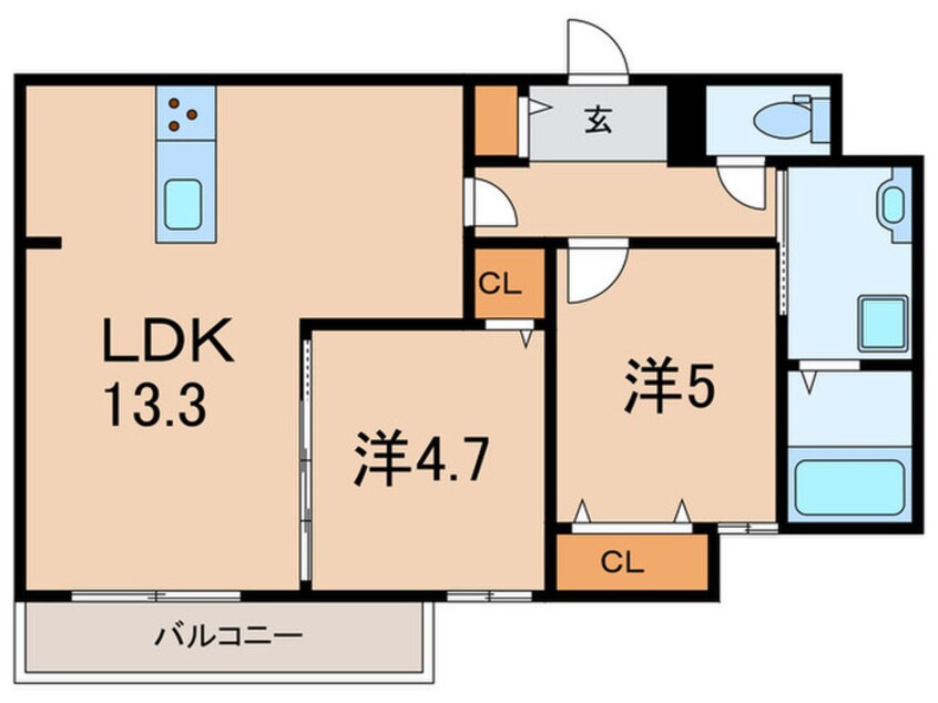 間取図 ｒｉｖｉｅｒｅ西宮