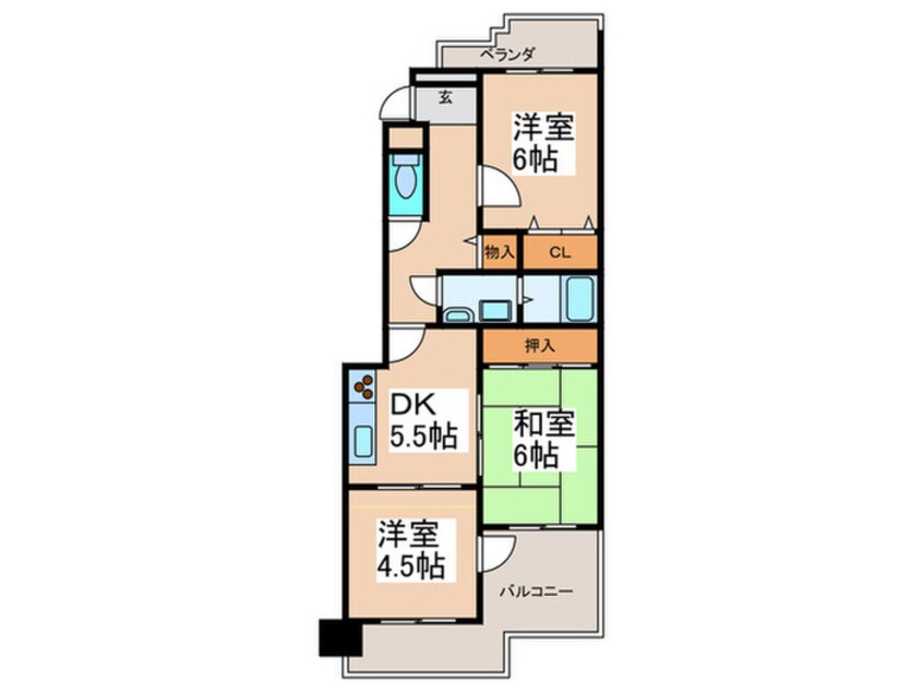 間取図 ピカソ平野