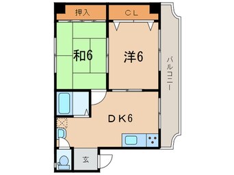 間取図 谷田有馬マンション