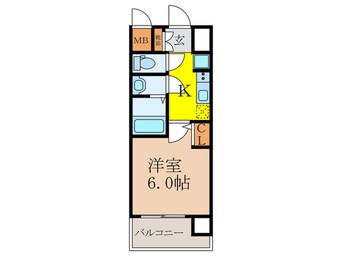 間取図 エステムコート新大阪XVフロウ