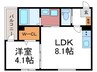 F asecia Canale 1LDKの間取り