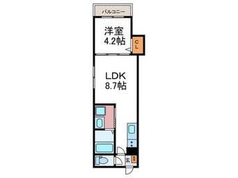 間取図 F asecia Canale