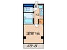 パステル壱番 1Kの間取り