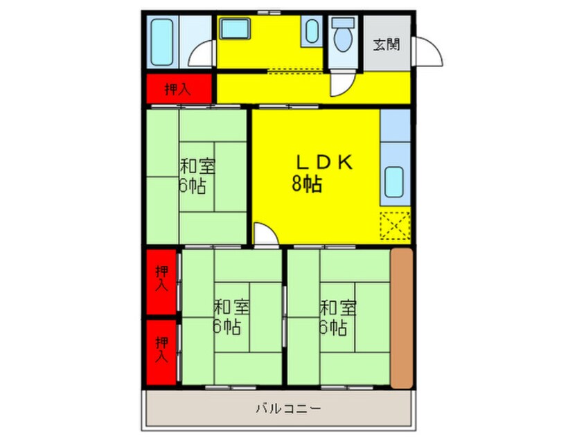 間取図 都ハイツ