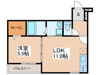 間取図 フジパレス住吉遠里小野Ⅲ番館