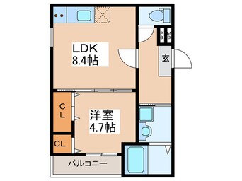 間取図 フジパレス住吉遠里小野Ⅲ番館