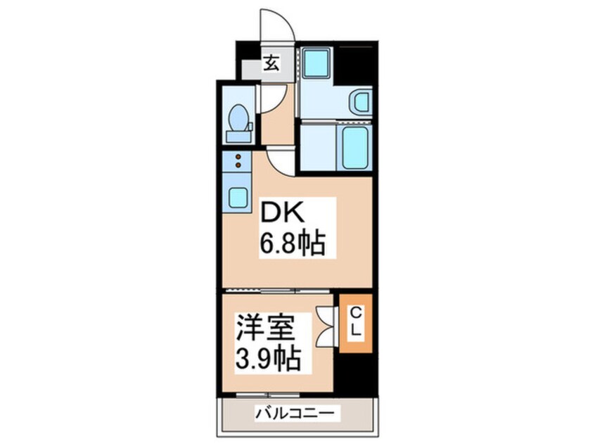 間取図 クローバー・レジデンス弁天町