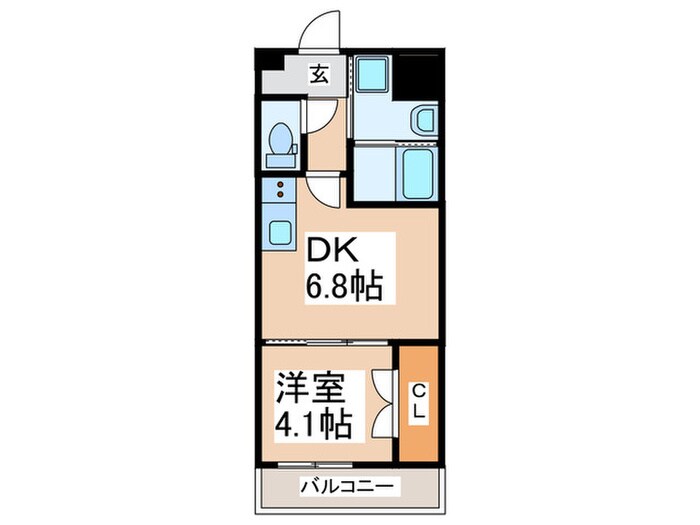 間取り図 クローバー・レジデンス弁天町