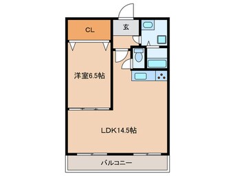 間取図 比枝コ－ポラス上町Ⅰ