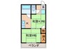 新菅原マンション 2Kの間取り