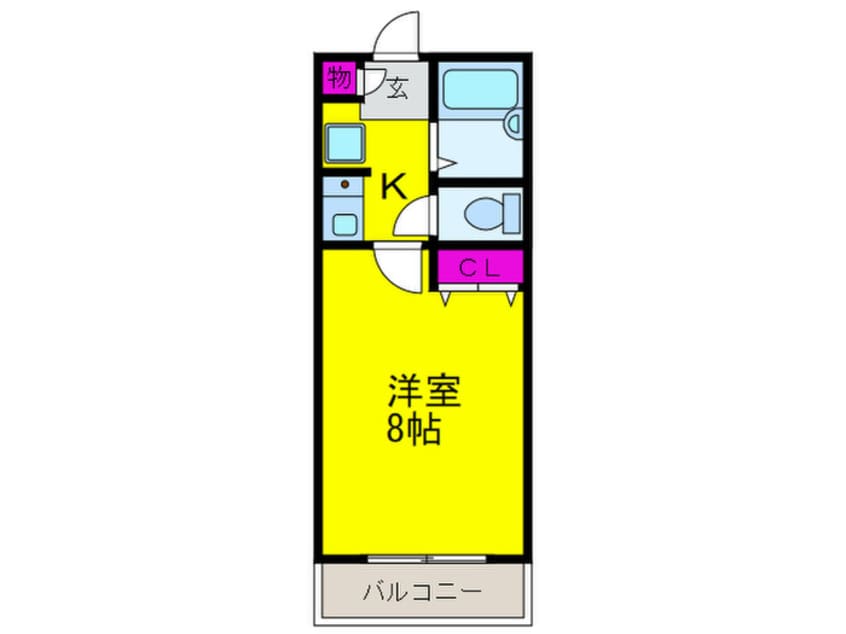 間取図 エクセレント中西