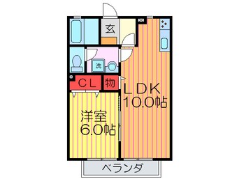 間取図 エスポワ－ル山之上三番街